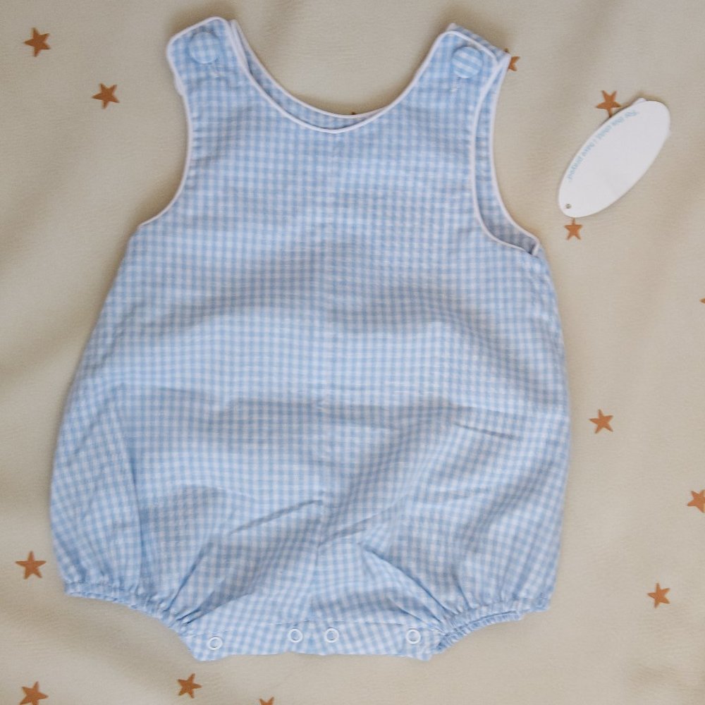 9M lullaby set gingham bubble NWT